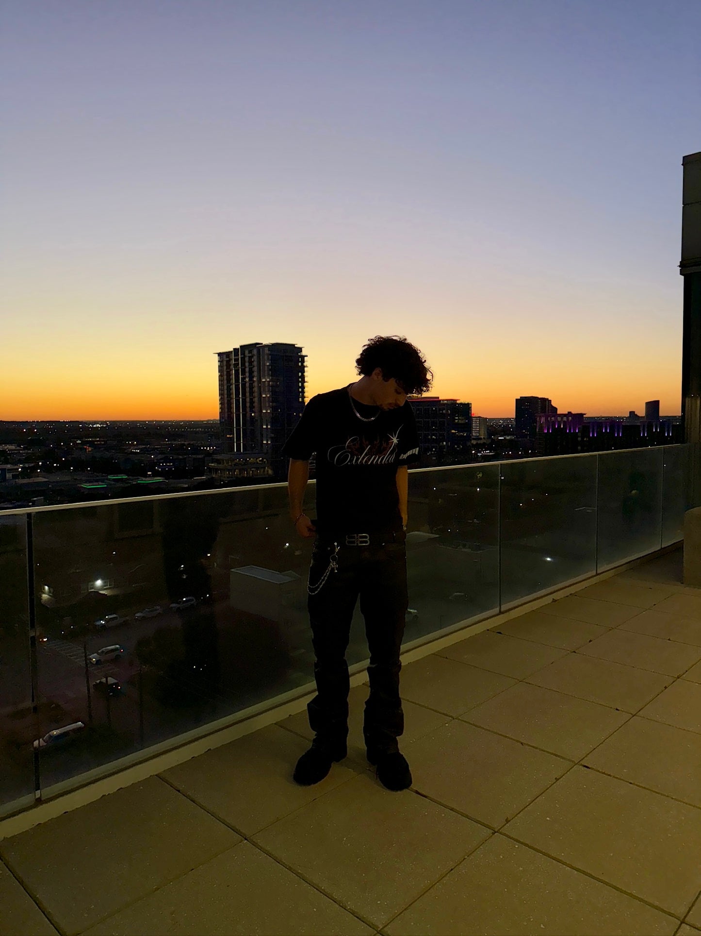 Extended T-Shirt Black