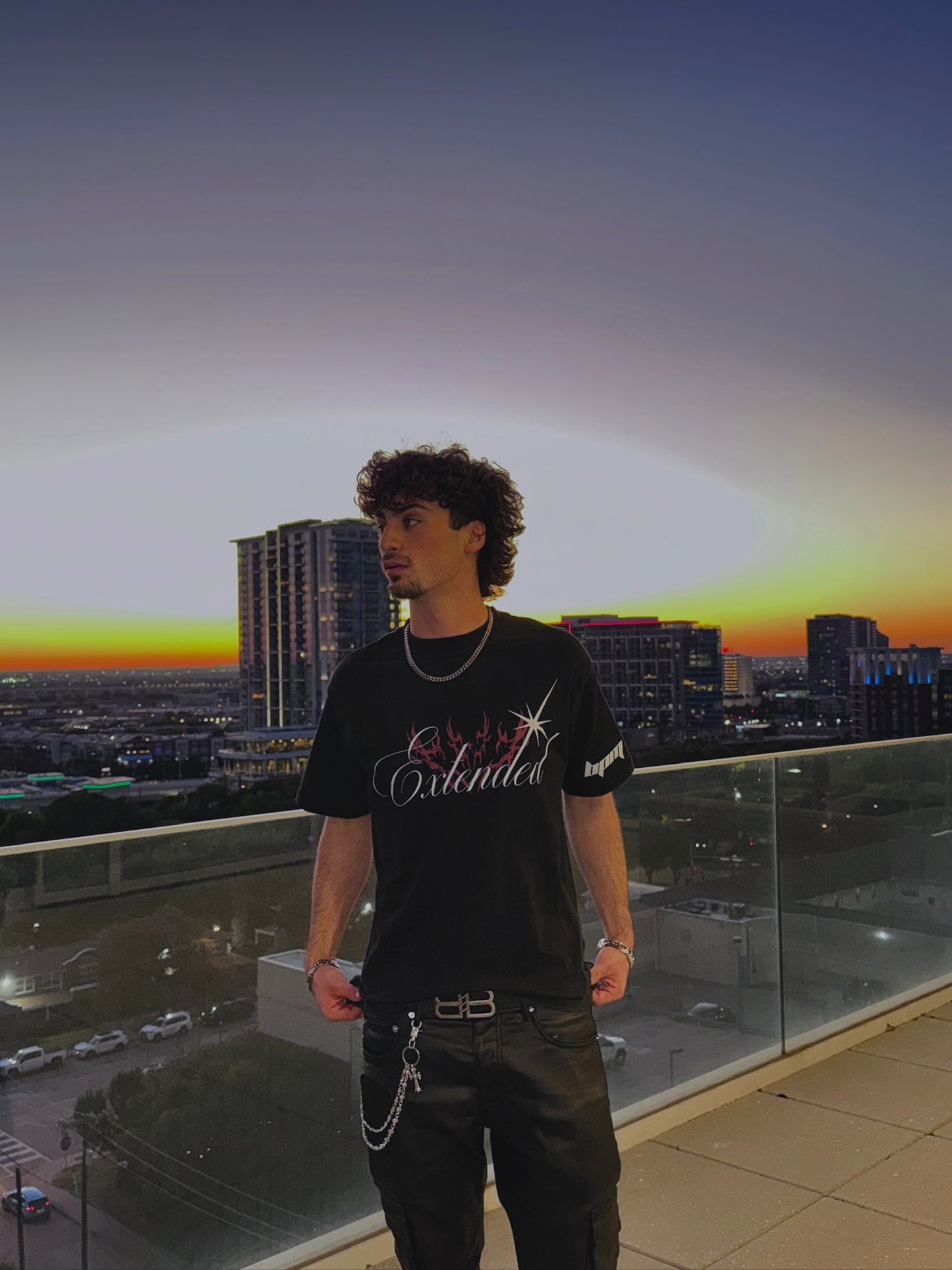 Extended T-Shirt Black