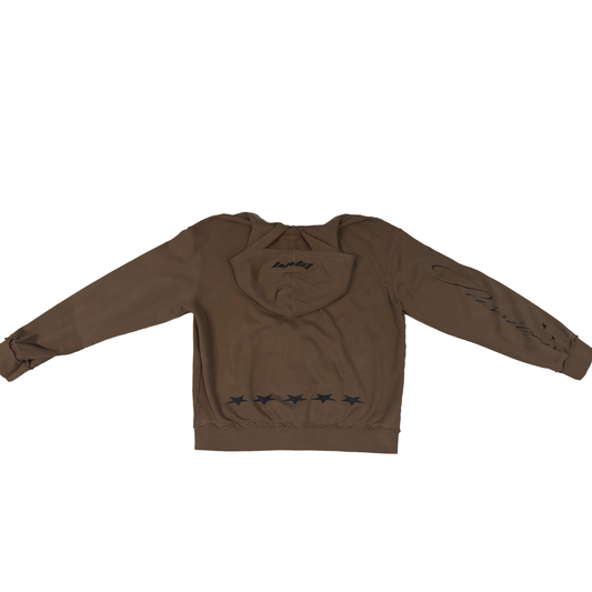 Sacrifice Zip-up Brown