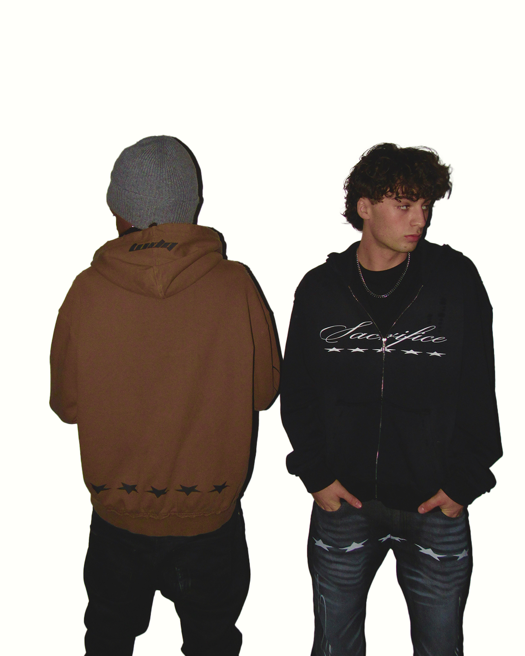 Sacrifice Zip-up Brown