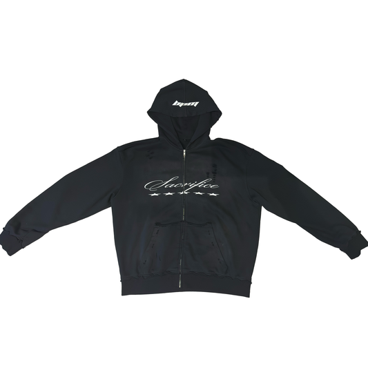 Sacrifice Zip-up Black